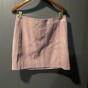 Free People Dusty Pink Mini Skirt